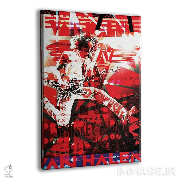 تابلو دکوراتیو ادی ون هیلن اثر فیلیپو ایمبریگی - نمای پرسپکتیو محصول