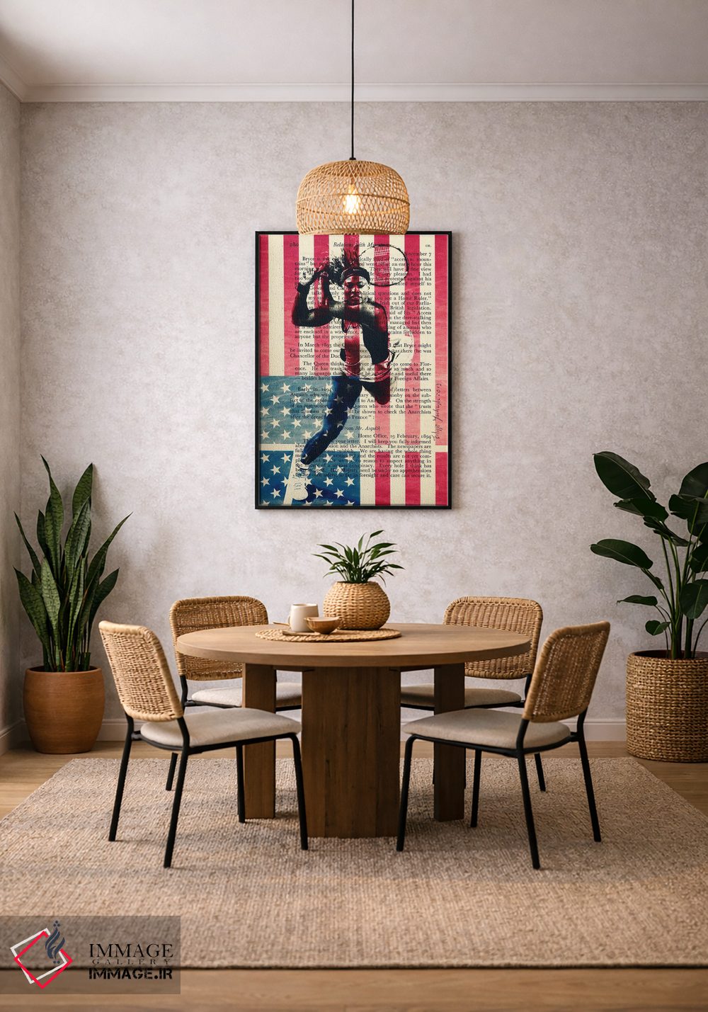 تابلو دکوراتیو سرنا ویلیامز اثر فیلیپو ایمبریگی - D6B