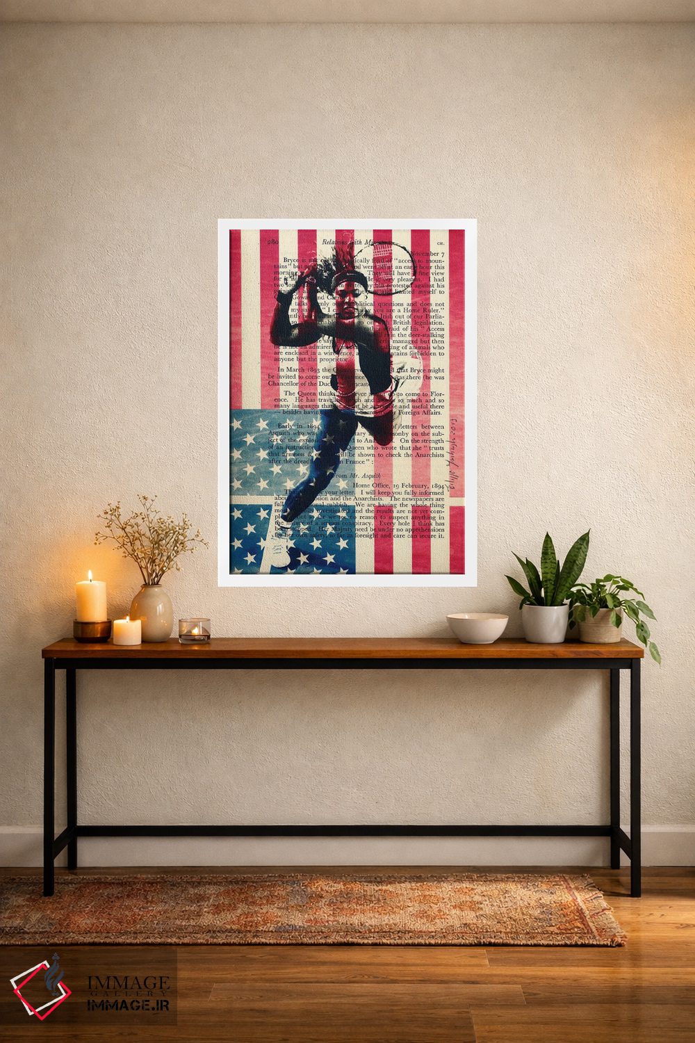 تابلو دکوراتیو سرنا ویلیامز اثر فیلیپو ایمبریگی - D5W