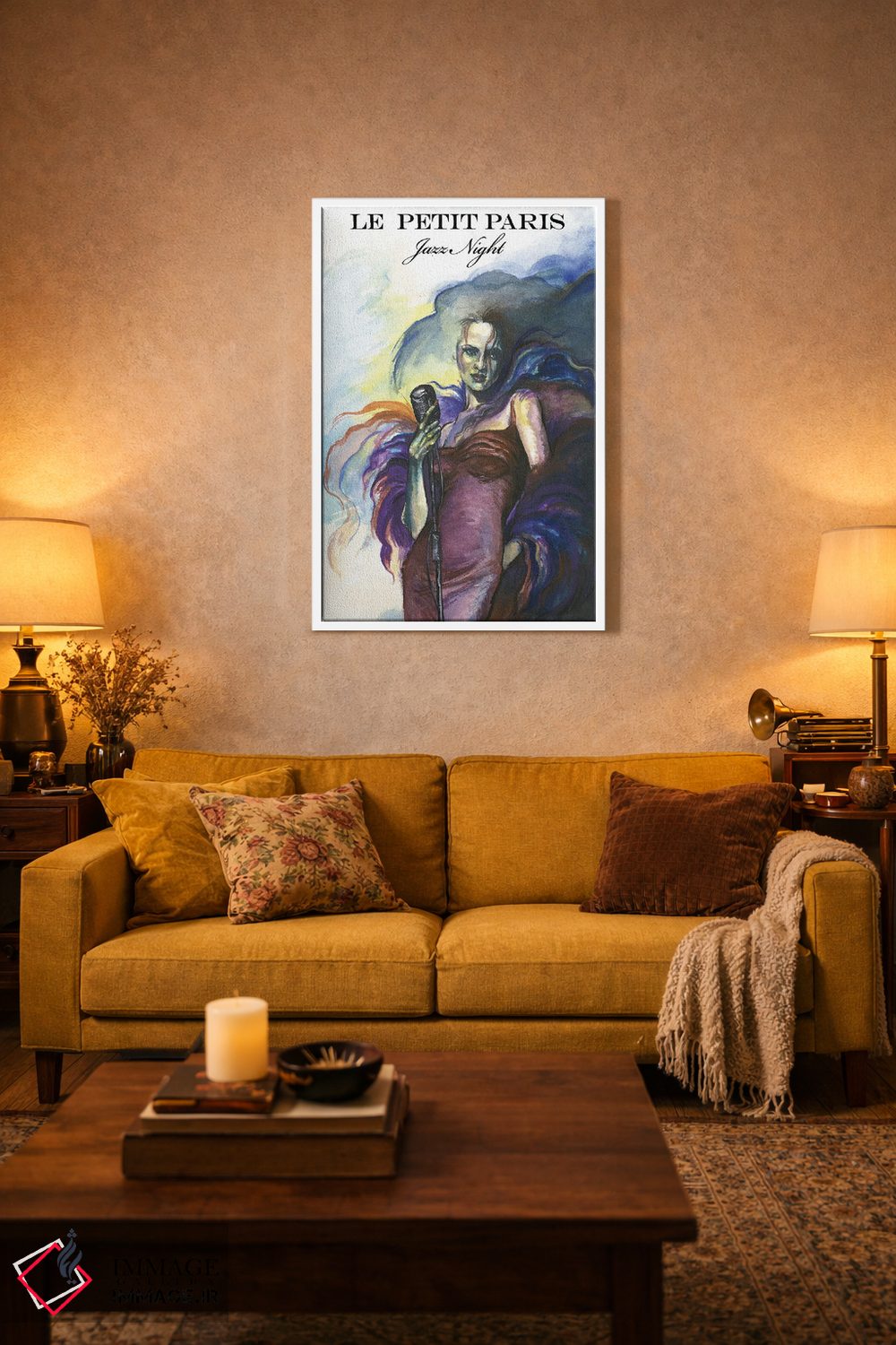 تابلو دکوراتیو پاریس کوچک اثر فانیتسا پترو - D1W