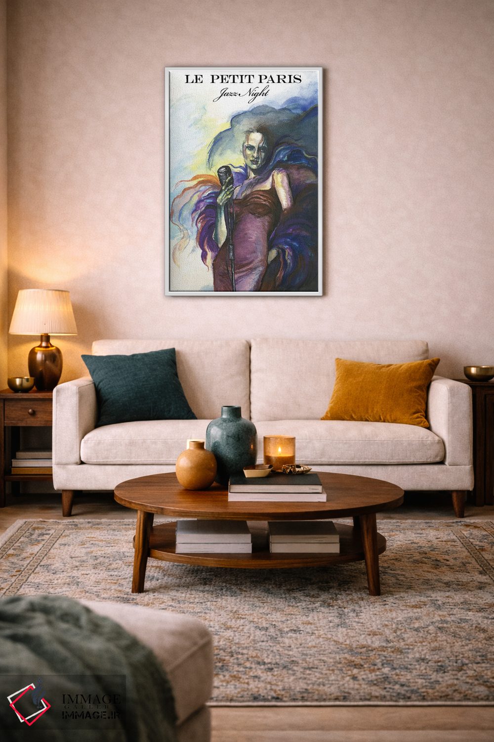 تابلو دکوراتیو پاریس کوچک اثر فانیتسا پترو - D2W