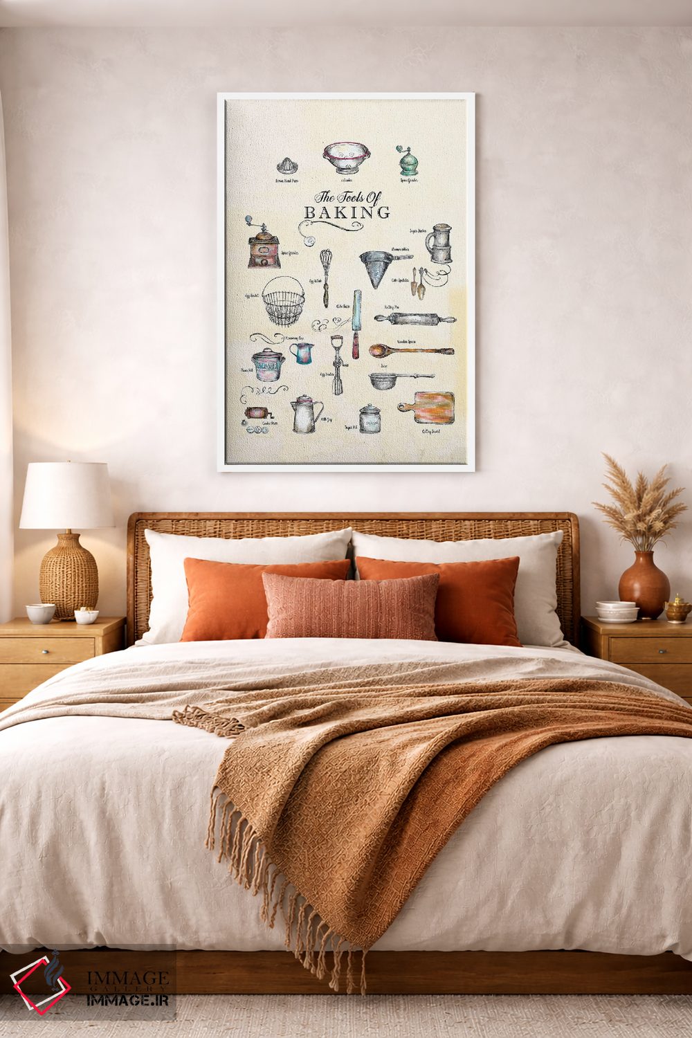تابلو دکوراتیو ابزارهای شیرینی پزی اثر فانیتسا پترو - D3W