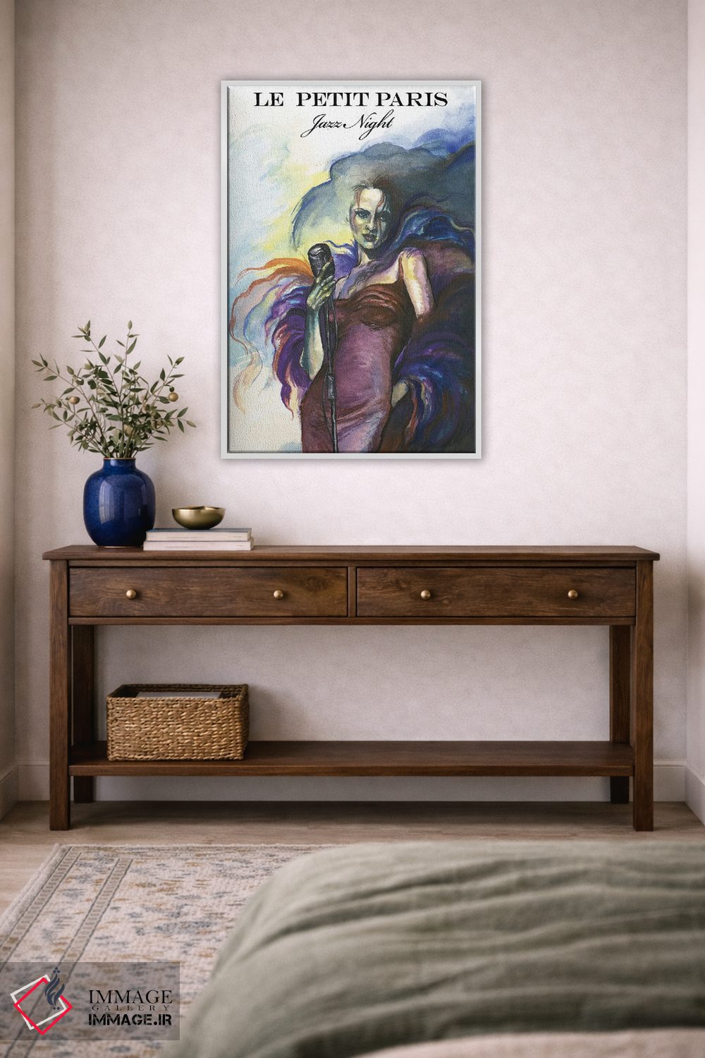 تابلو دکوراتیو پاریس کوچک اثر فانیتسا پترو - D3W