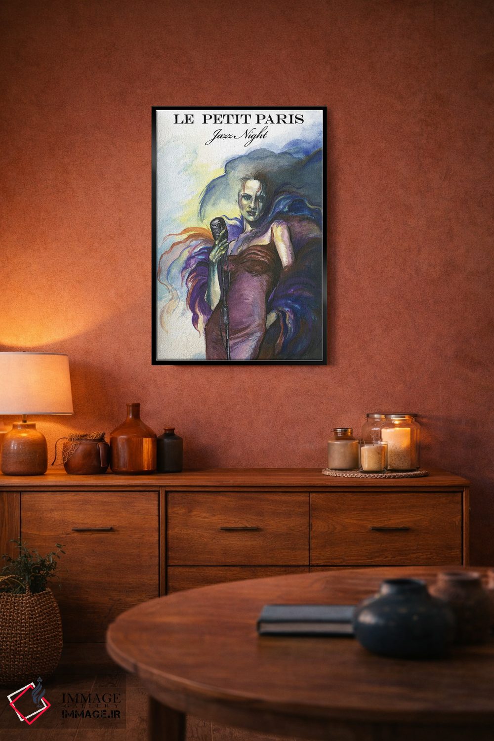 تابلو دکوراتیو پاریس کوچک اثر فانیتسا پترو - D5B