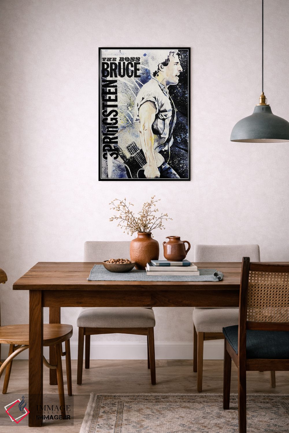 تابلو دکوراتیو پرتره بروس اسپرینگستین اثر فانیتسا پترو - D5B