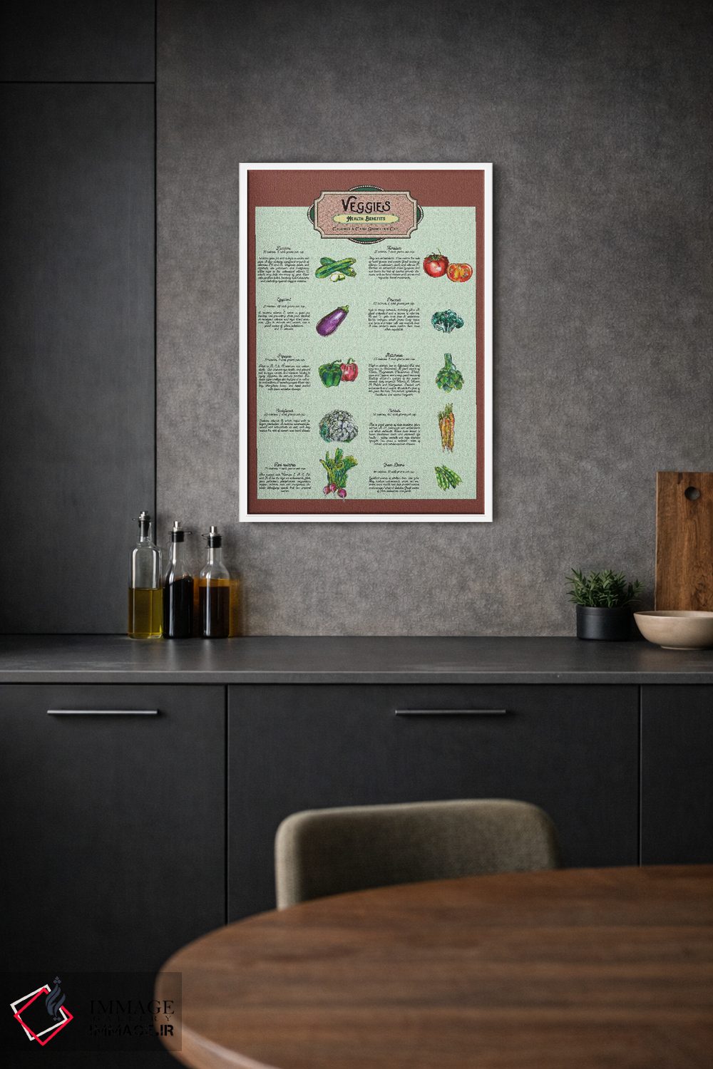 تابلو دکوراتیو سبزیجات اثر فانیتسا پترو - D1W