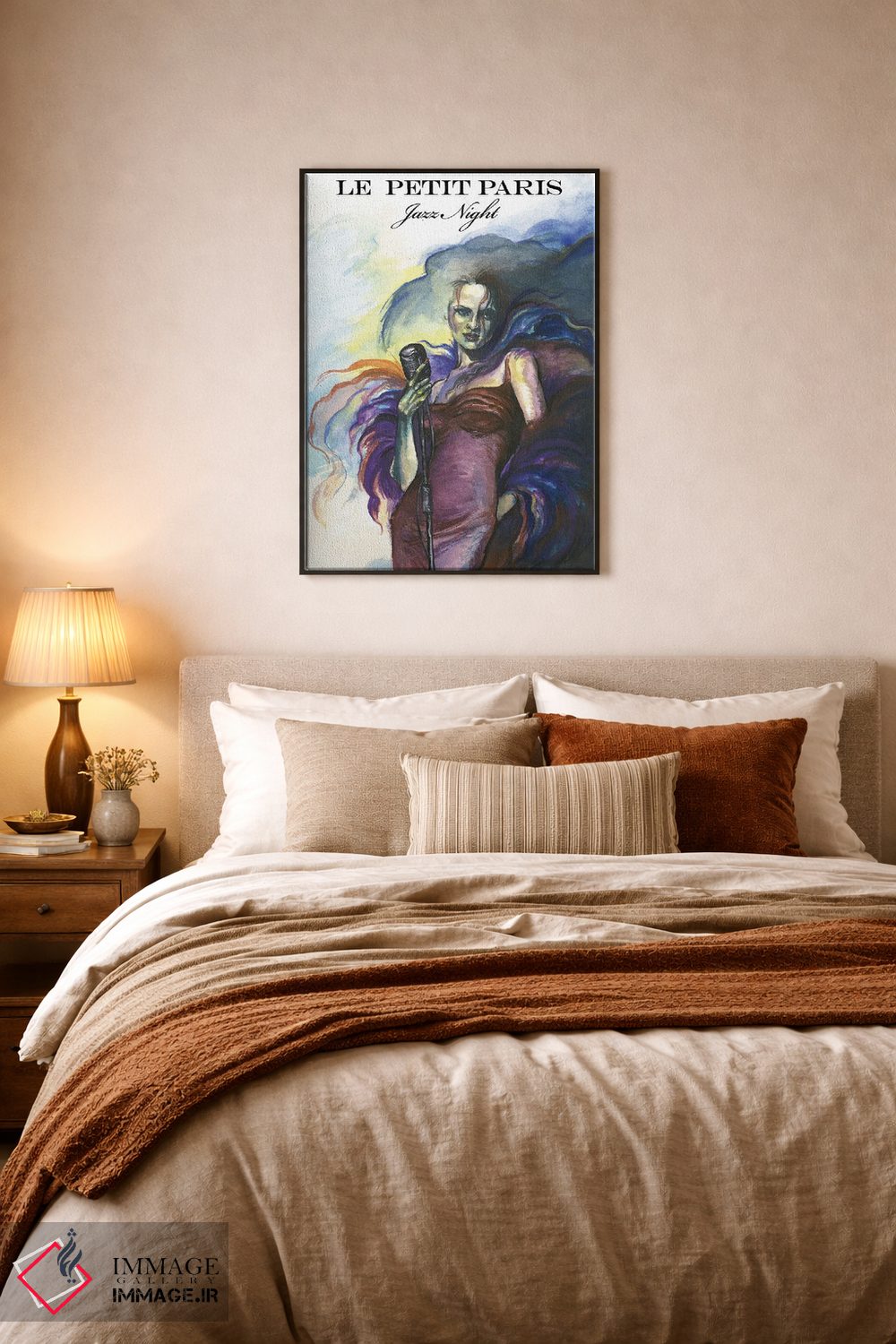 تابلو دکوراتیو پاریس کوچک اثر فانیتسا پترو - D6B