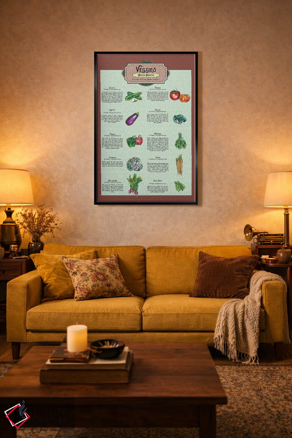 تابلو دکوراتیو سبزیجات اثر فانیتسا پترو - D4B