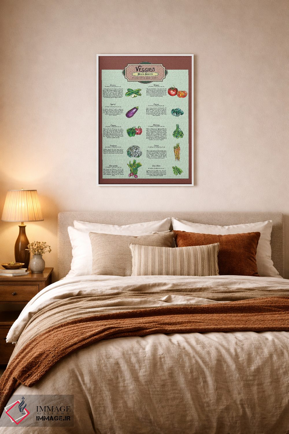 تابلو دکوراتیو سبزیجات اثر فانیتسا پترو - D6W