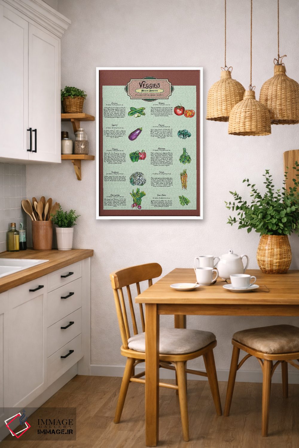 تابلو دکوراتیو سبزیجات اثر فانیتسا پترو - D5W