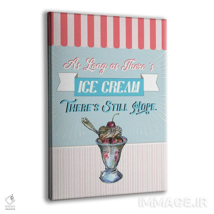 تابلو دکوراتیو پوستر رترو آشپزخانه اثر فانیتسا پترو - نمای پرسپکتیو محصول