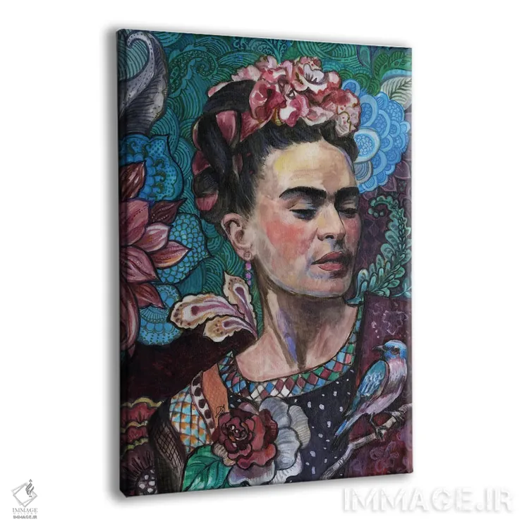 تابلو دکوراتیو فریدا اثر فانیتسا پترو - نمای پرسپکتیو محصول