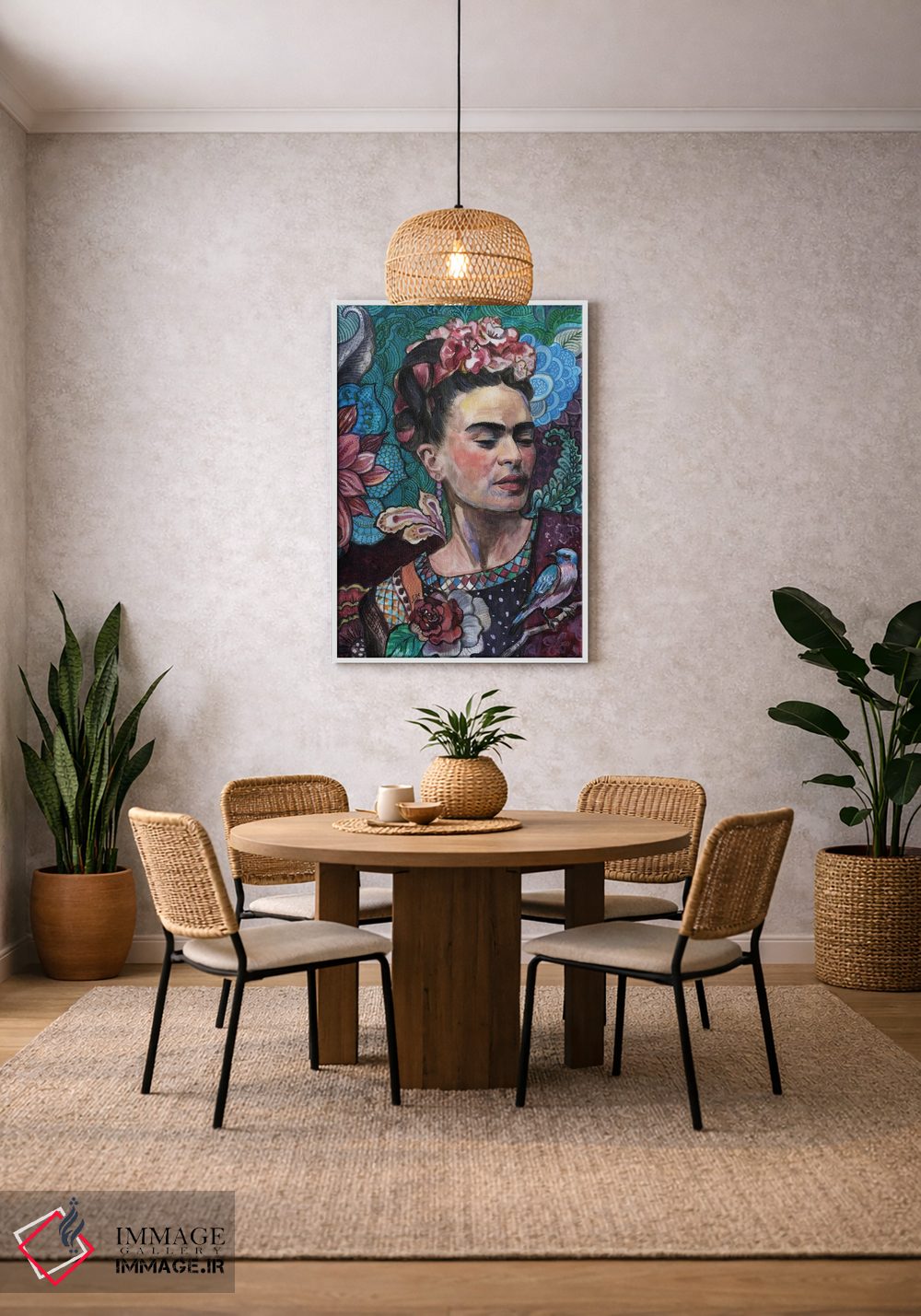 تابلو دکوراتیو فریدا اثر فانیتسا پترو - D2W