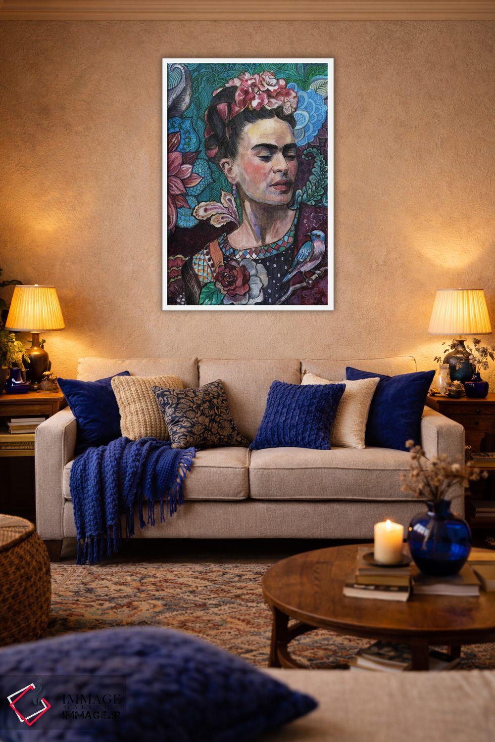 تابلو دکوراتیو فریدا اثر فانیتسا پترو - D3W