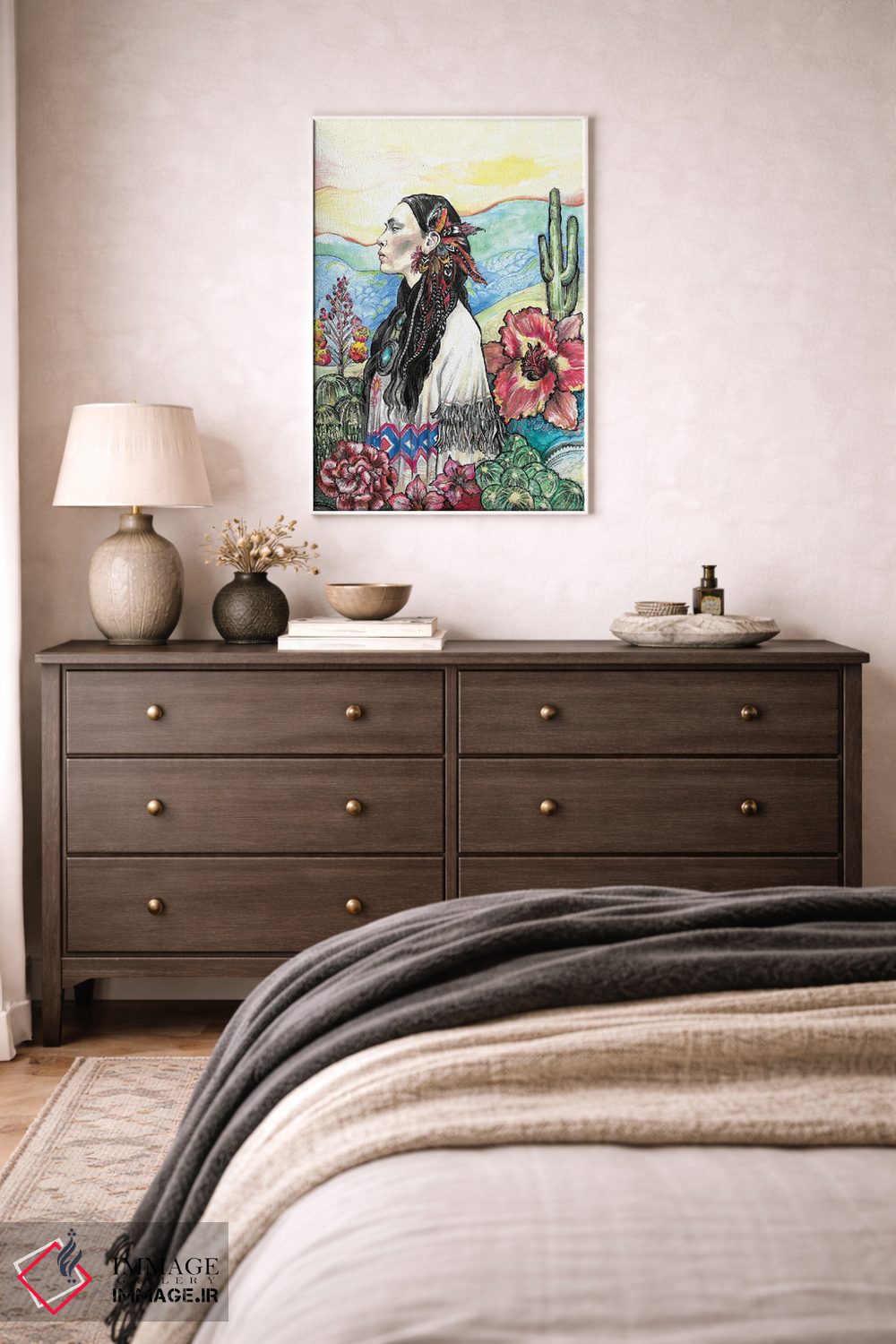 تابلو دکوراتیو گل صحرایی اثر فانیتسا پترو - D1W