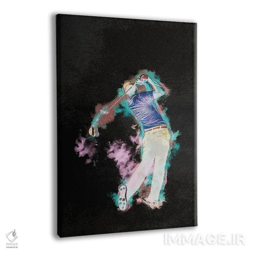 تابلو دکوراتیو گلف اثر فانیتسا پترو - نمای پرسپکتیو محصول