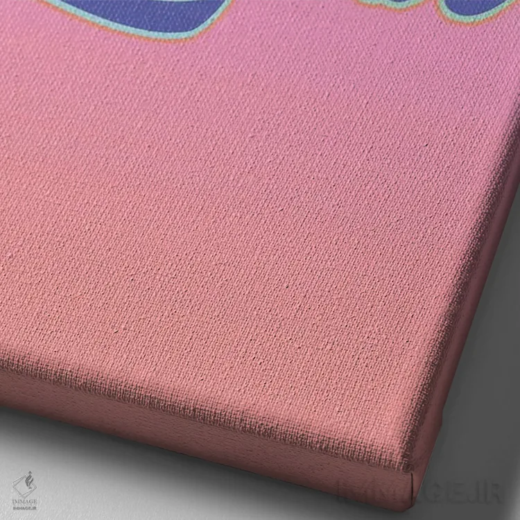 تابلو مدرن مثبت بمان اثر فانیتسا پترو - نمای نزدیک بافت بوم