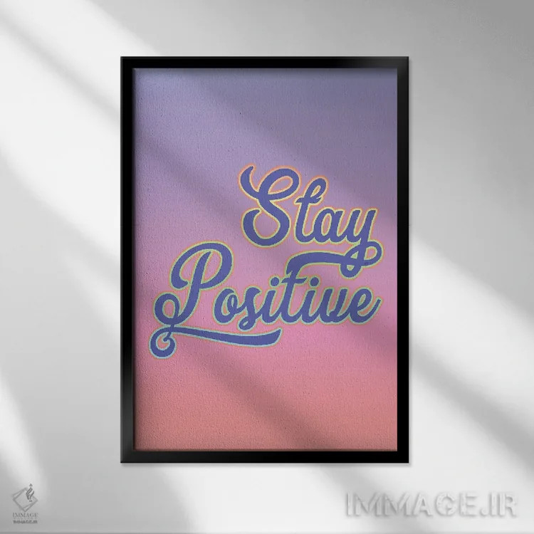 تابلو مدرن مثبت بمان اثر فانیتسا پترو - نمای قابدار مشکی