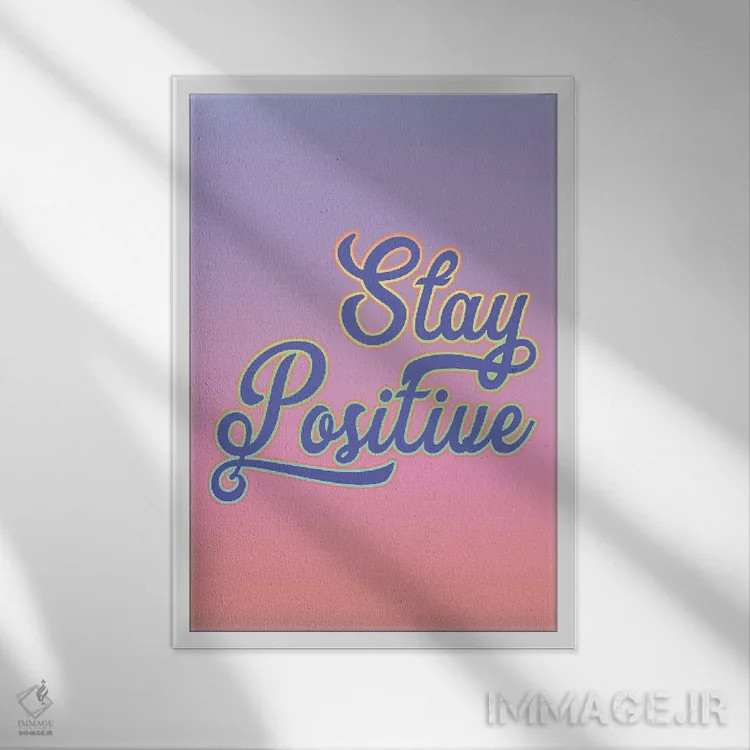 تابلو مدرن مثبت بمان اثر فانیتسا پترو - نمای قابدار سفید