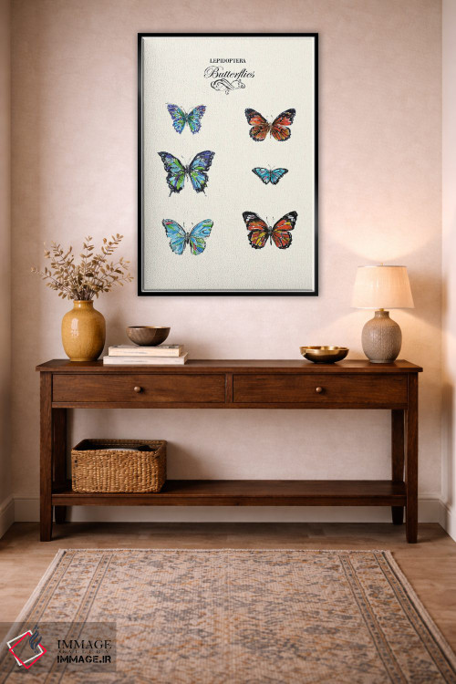 تابلو دکوراتیو پروانه ها اثر فانیتسا پترو - D4B