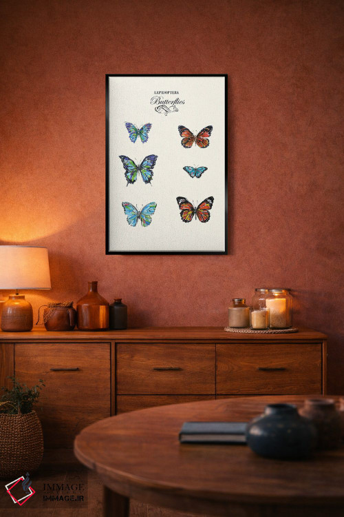 تابلو دکوراتیو پروانه ها اثر فانیتسا پترو - D5B
