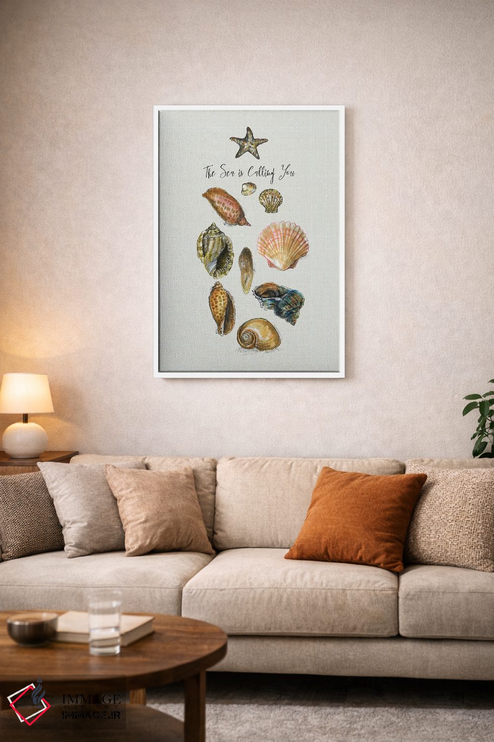 تابلو دکوراتیو دریا تو را می خواند اثر فانیتسا پترو - D1W