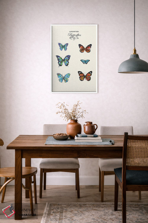 تابلو دکوراتیو پروانه ها اثر فانیتسا پترو - D6W