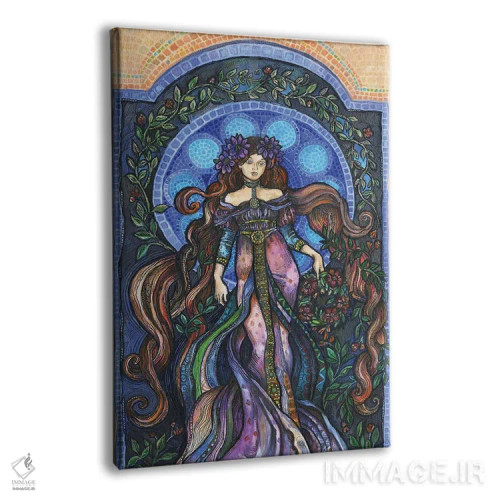 تابلو کلاسیک بهار به سبک آرت نوو اثر فانیتسا پترو - نمای پرسپکتیو محصول