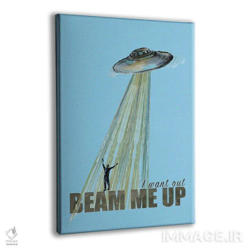 تابلو دکوراتیو می خواهم فرار کنم اثر فانیتسا پترو - نمای پرسپکتیو محصول