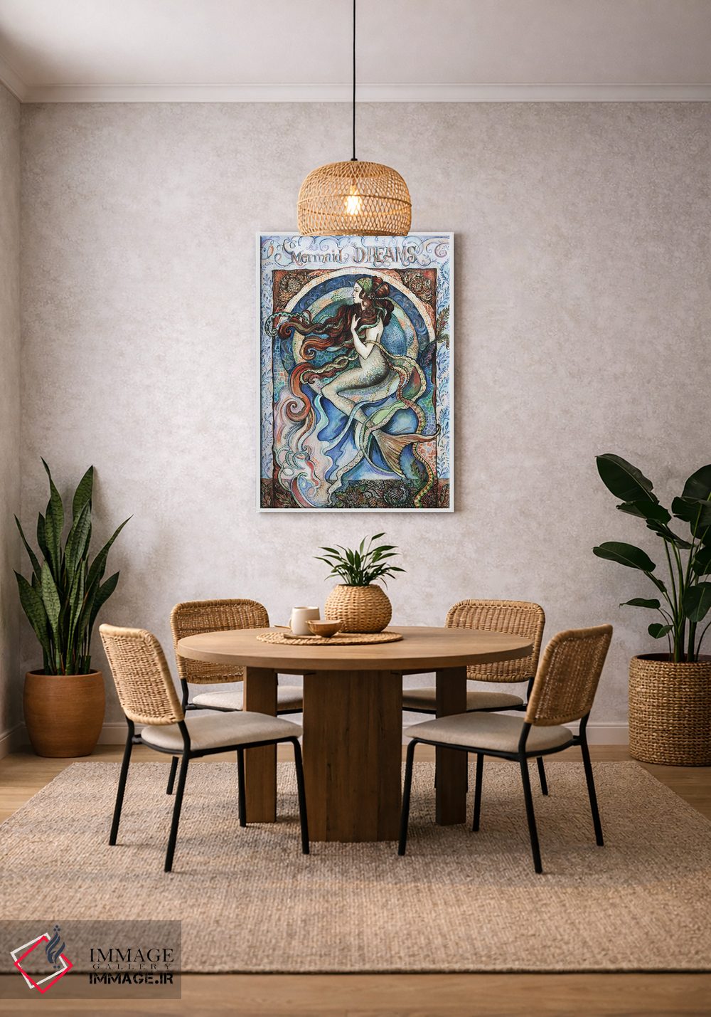 تابلو دکوراتیو رویای پری دریایی اثر فانیتسا پترو - D1W