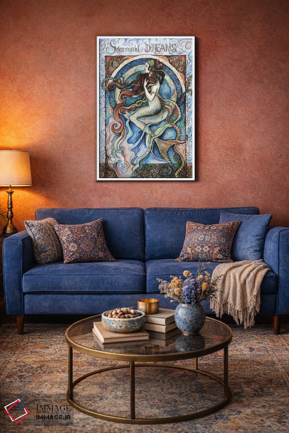 تابلو دکوراتیو رویای پری دریایی اثر فانیتسا پترو - D2W