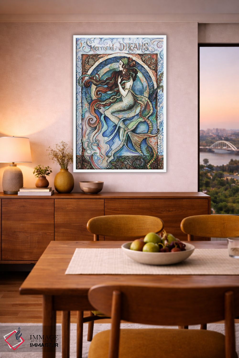 تابلو دکوراتیو رویای پری دریایی اثر فانیتسا پترو - D5W