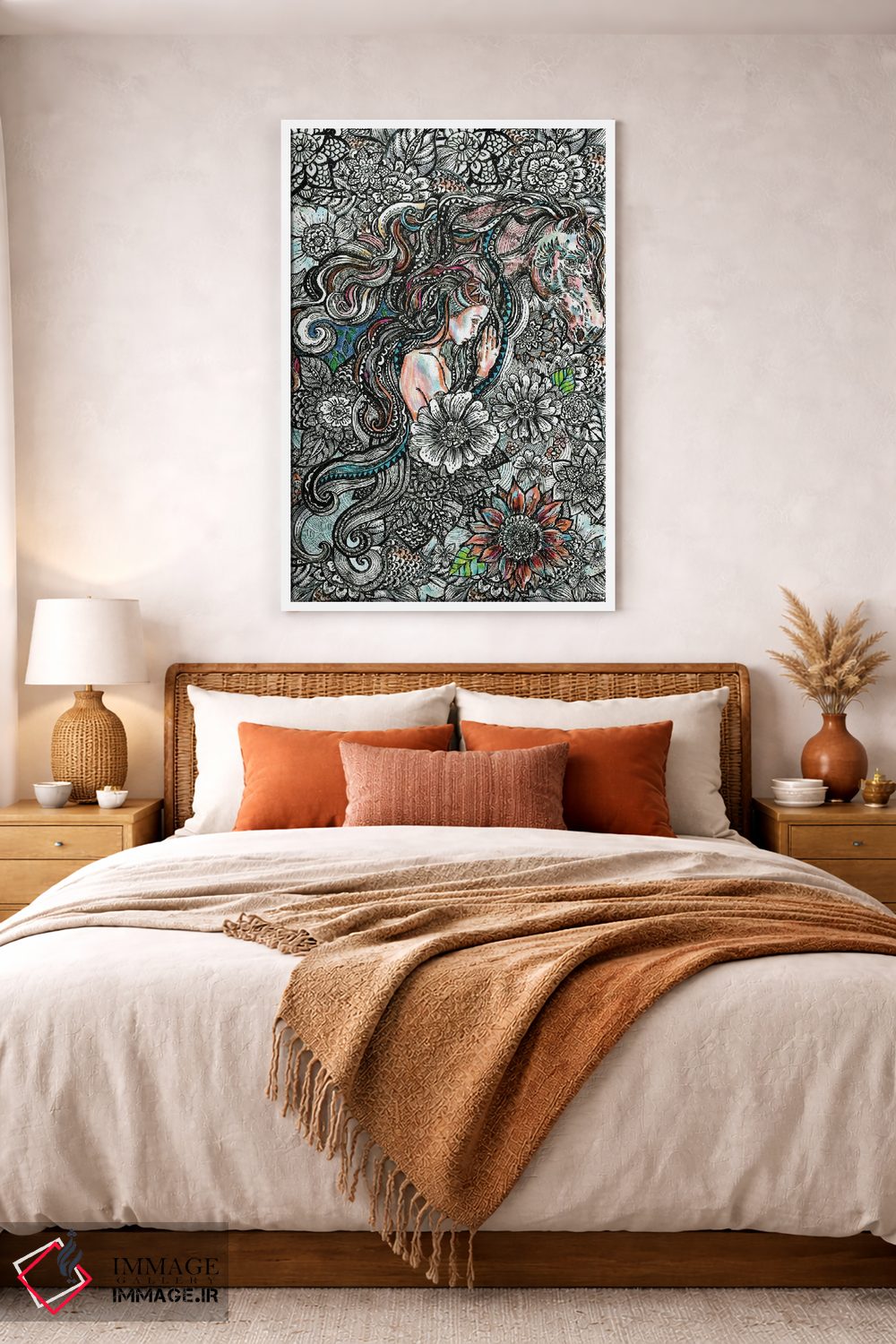 تابلو دکوراتیو حیوان روحی: اسب اثر فانیتسا پترو - D2W