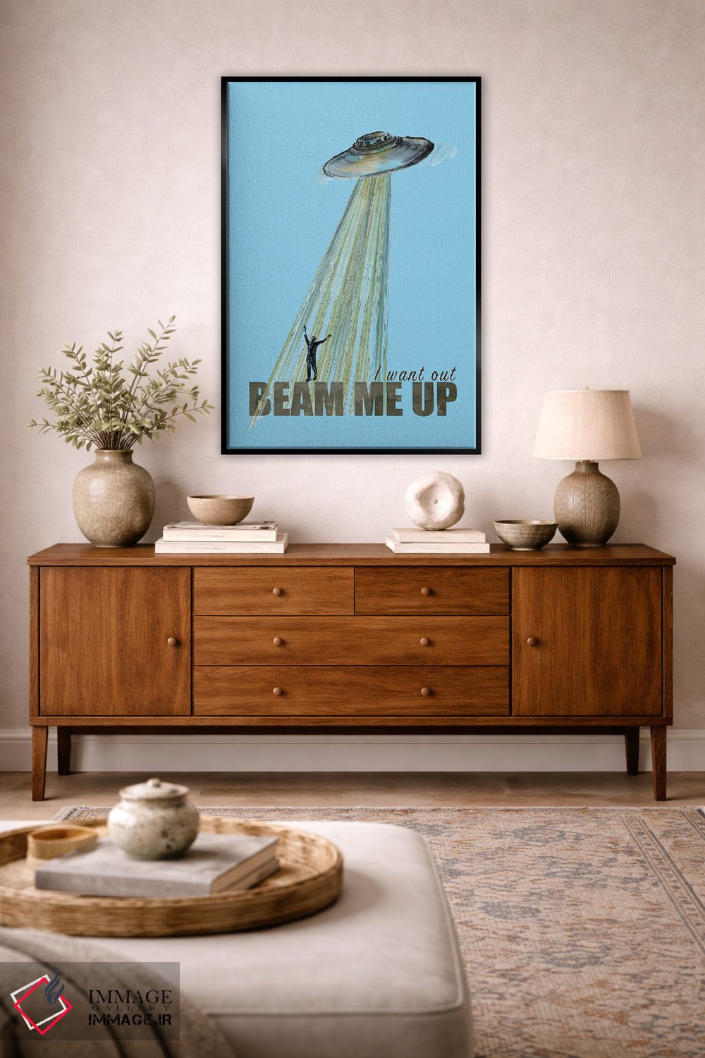 تابلو دکوراتیو می خواهم فرار کنم اثر فانیتسا پترو - D4B