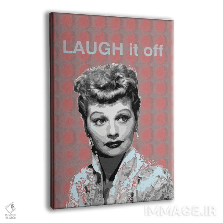 تابلو دکوراتیو لوسیل بال: به شوخی بگیرش اثر فانیتسا پترو - نمای پرسپکتیو محصول