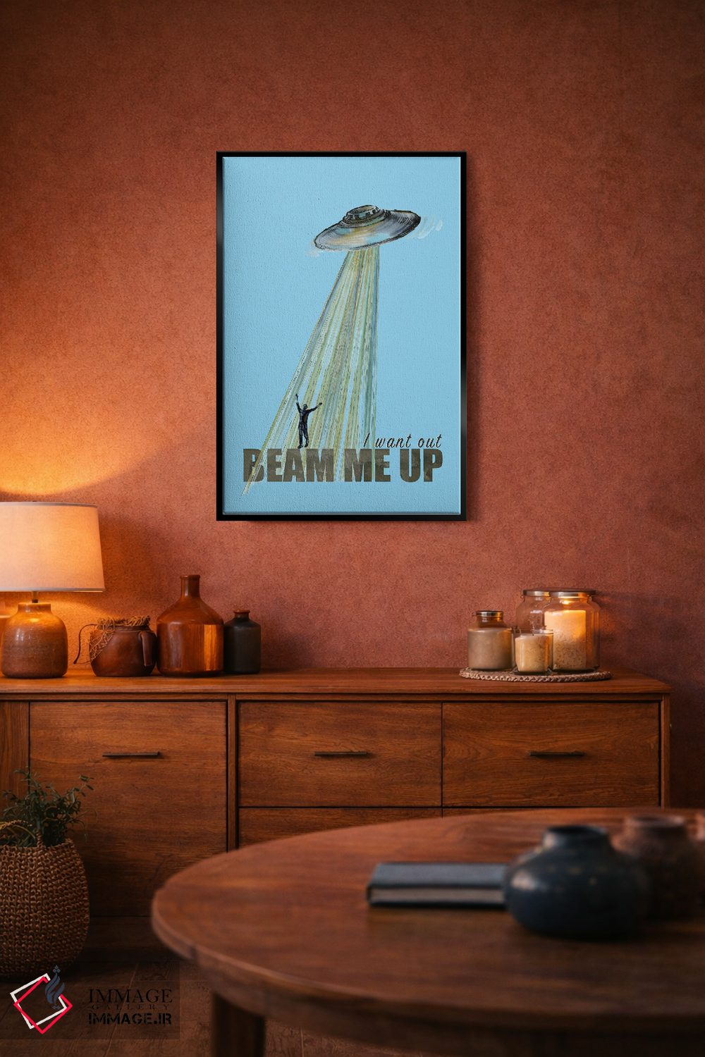 تابلو دکوراتیو می خواهم فرار کنم اثر فانیتسا پترو - D6B