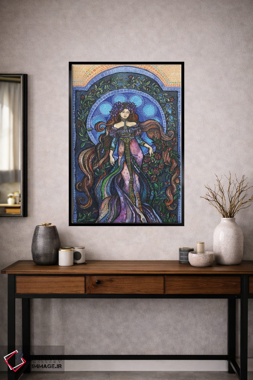 تابلو کلاسیک بهار به سبک آرت نوو اثر فانیتسا پترو - D2B