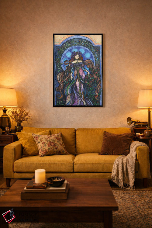 تابلو کلاسیک بهار به سبک آرت نوو اثر فانیتسا پترو - D4B