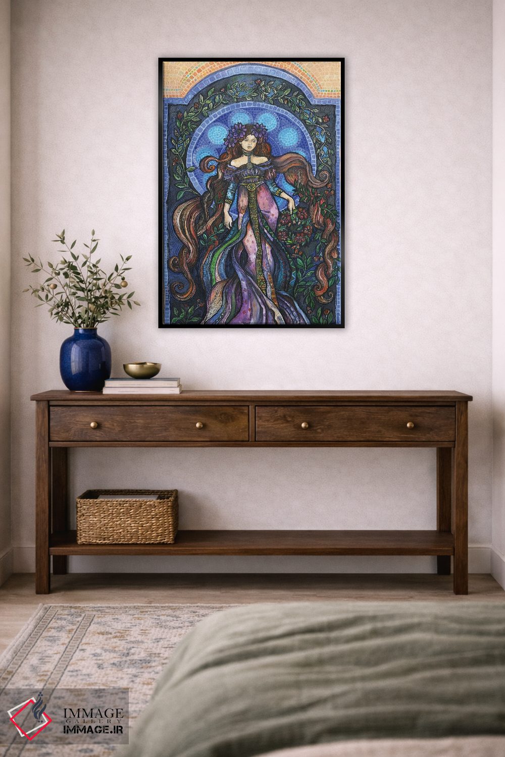 تابلو کلاسیک بهار به سبک آرت نوو اثر فانیتسا پترو - D5B