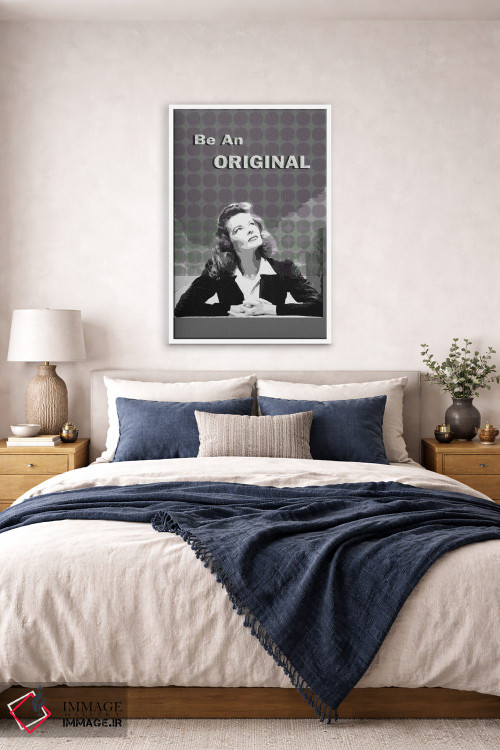 تابلو دکوراتیو کاترین هپبورن: متفاوت باش اثر فانیتسا پترو - D4W