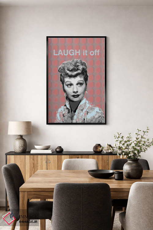 تابلو دکوراتیو لوسیل بال: به شوخی بگیرش اثر فانیتسا پترو - D3B