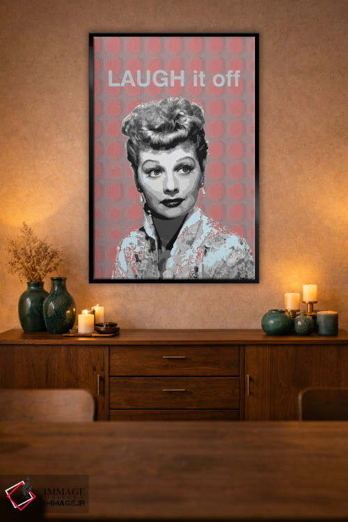 تابلو دکوراتیو لوسیل بال: به شوخی بگیرش اثر فانیتسا پترو - D2B