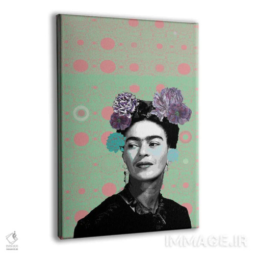 تابلو دکوراتیو لبخند فریدا اثر فانیتسا پترو - نمای پرسپکتیو محصول