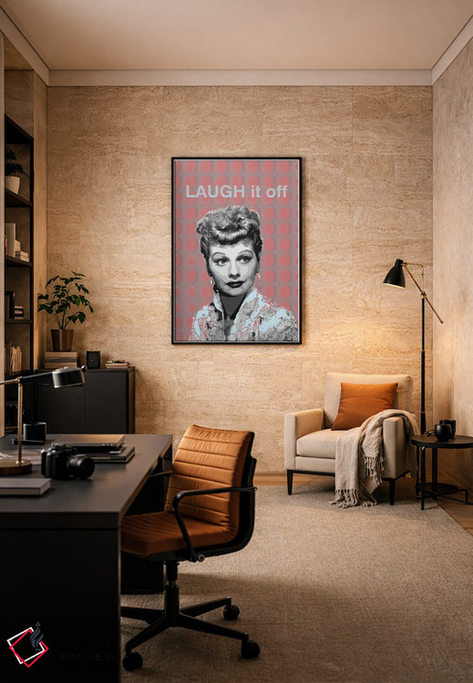 تابلو دکوراتیو لوسیل بال: به شوخی بگیرش اثر فانیتسا پترو - D6B