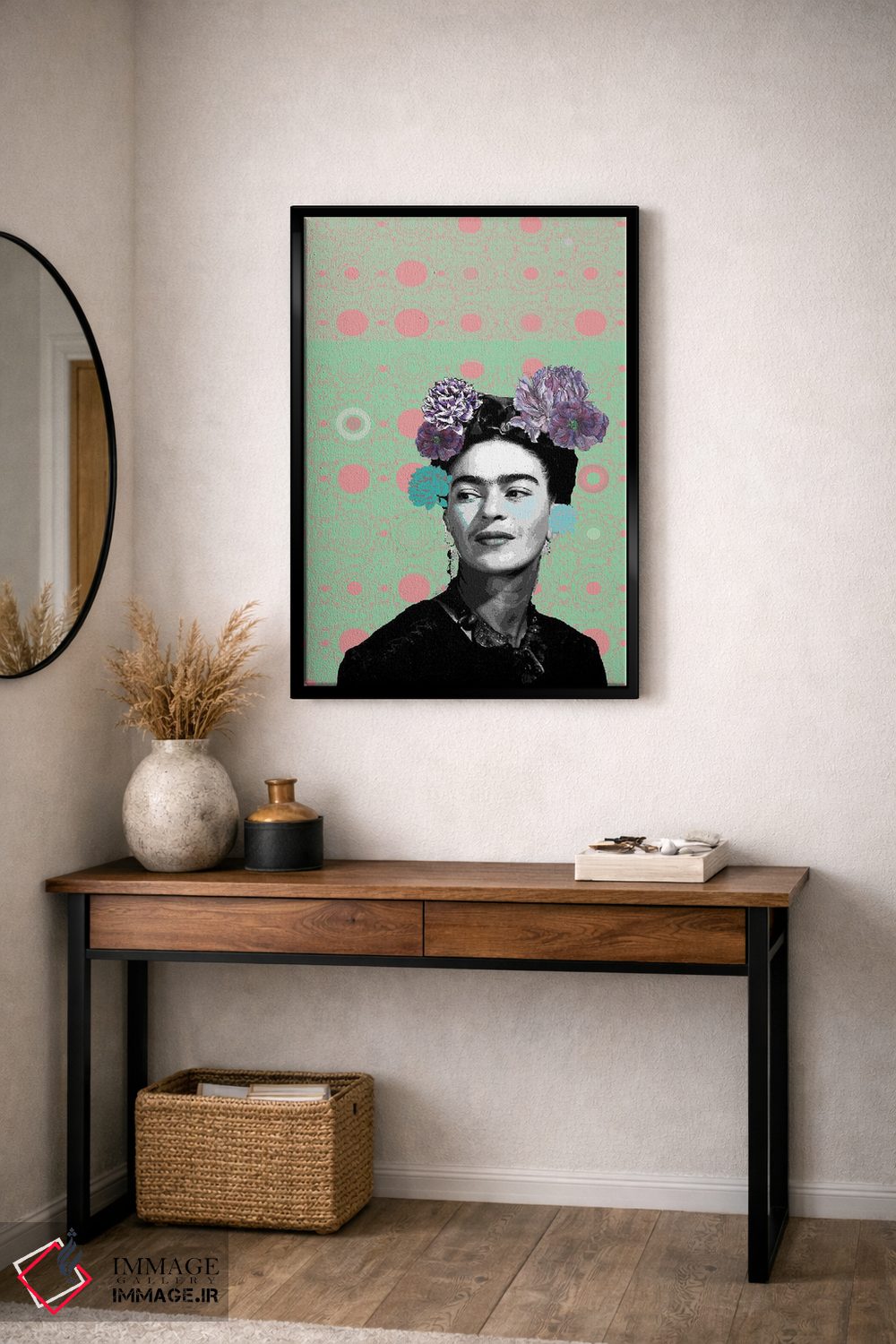 تابلو دکوراتیو لبخند فریدا اثر فانیتسا پترو - D5B