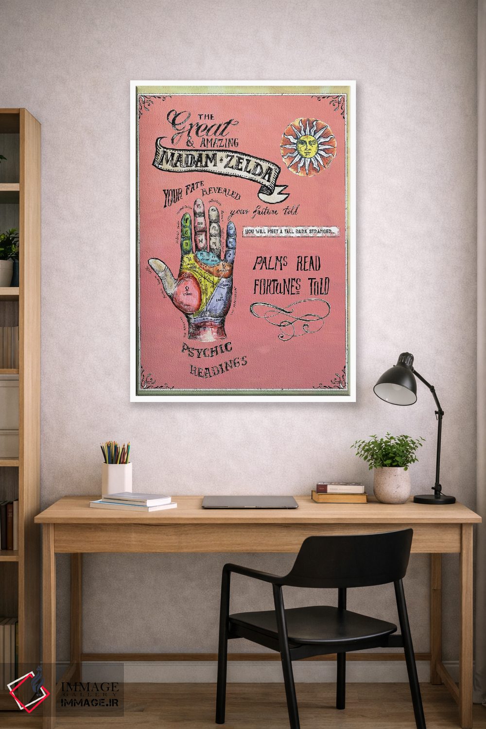 تابلو دکوراتیو پوستر فالگیری اثر فانیتسا پترو - D1W