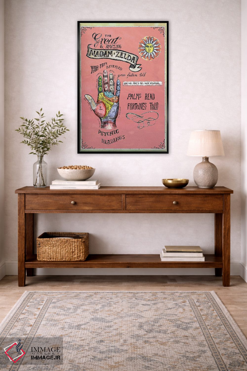 تابلو دکوراتیو پوستر فالگیری اثر فانیتسا پترو - D5B