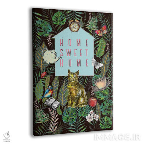 تابلو دکوراتیو خانه، خانه دوست داشتنی من اثر فانیتسا پترو - نمای پرسپکتیو محصول