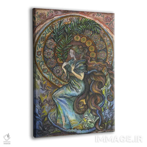 تابلو دکوراتیو زندگی با عینک خوش بینی ۱ اثر فانیتسا پترو - نمای پرسپکتیو محصول