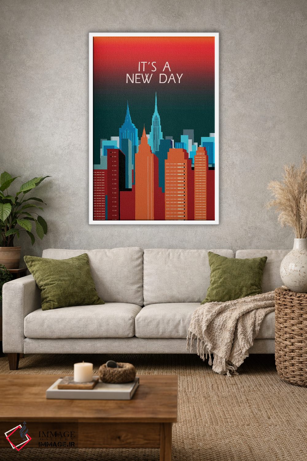 تابلو مدرن امروز روز تازه ای است اثر فانیتسا پترو - D1W